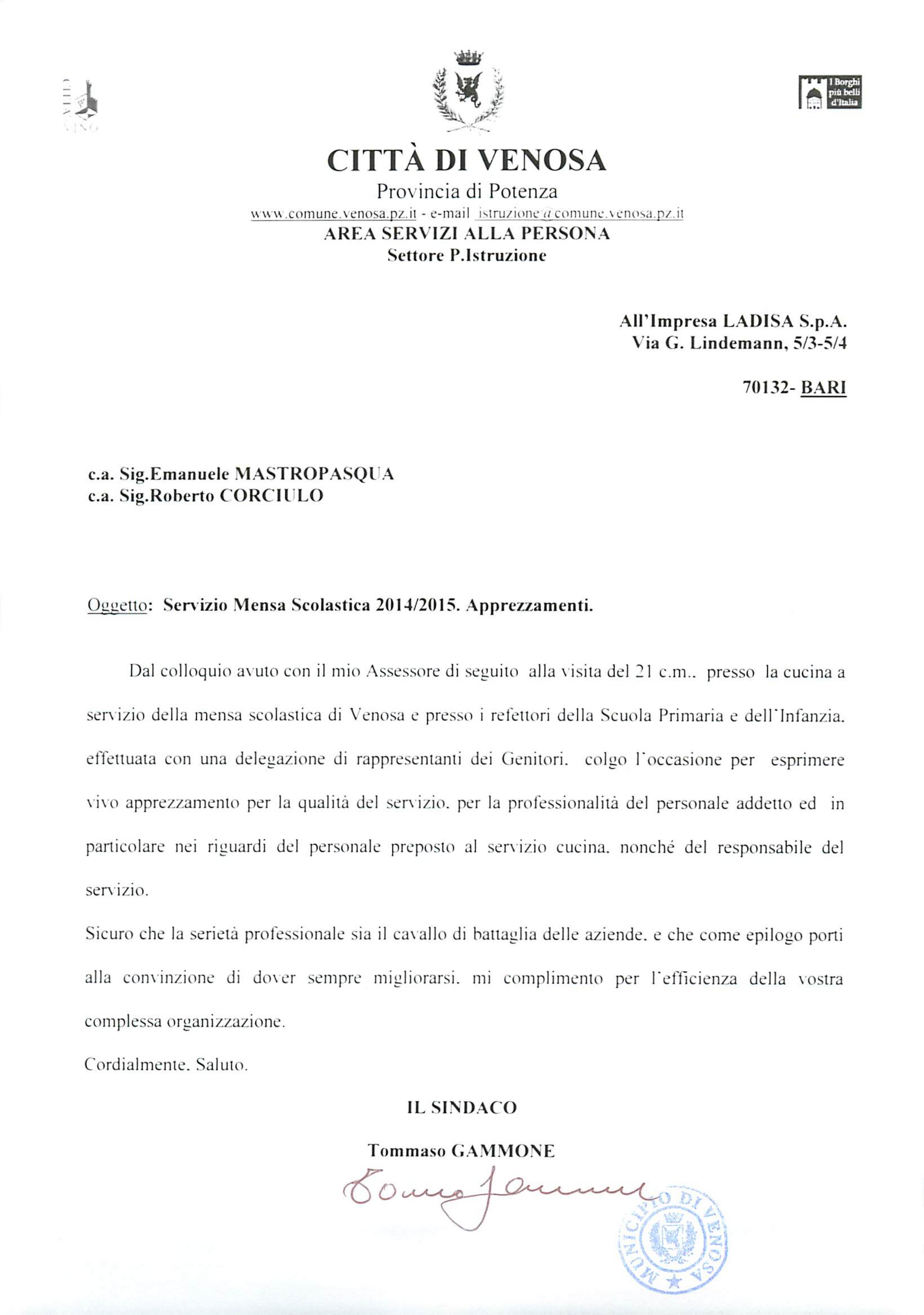 CITTA DI VENOSA