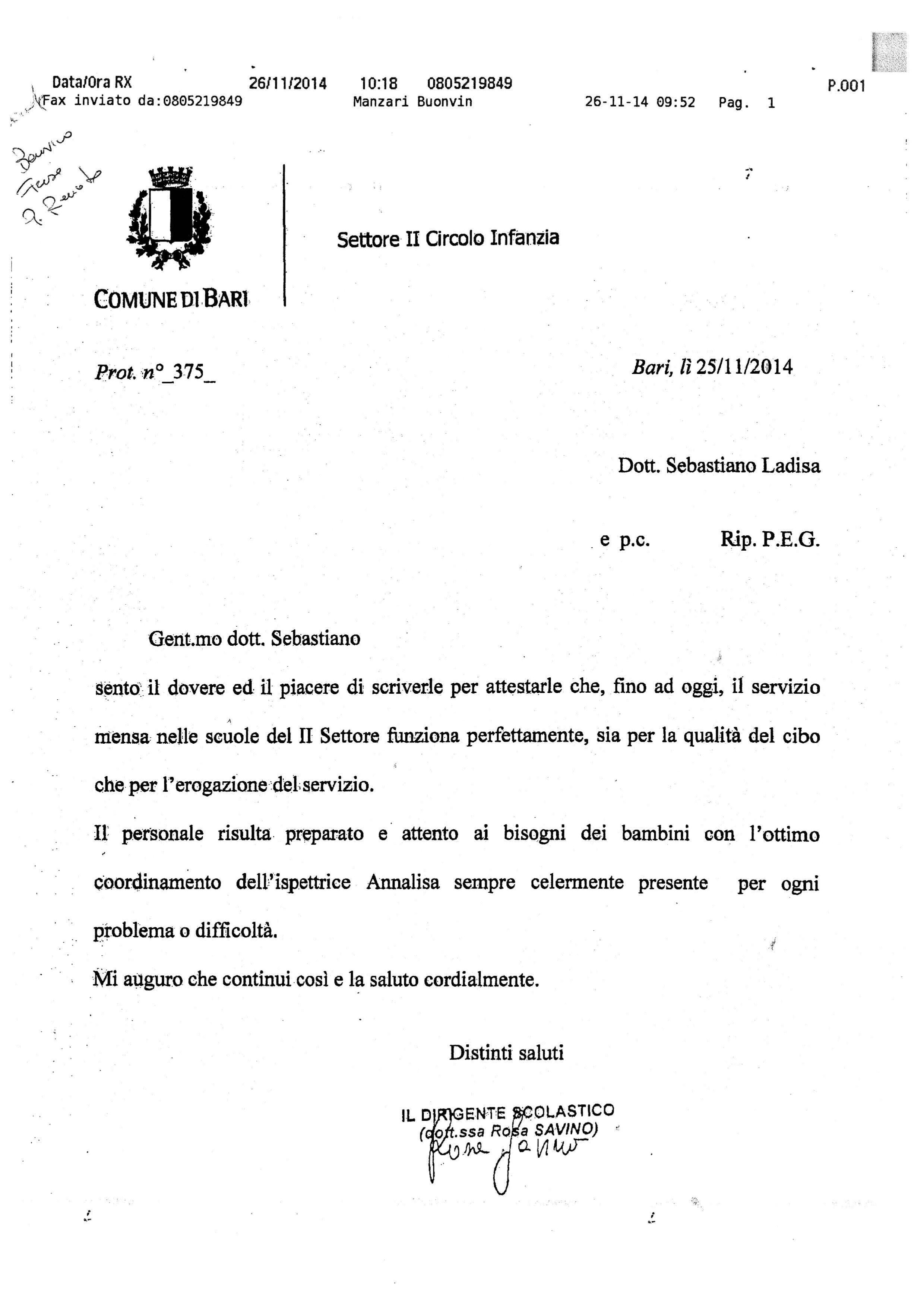 II CIRCOLO INFANZIA - COMUNE DI BARI