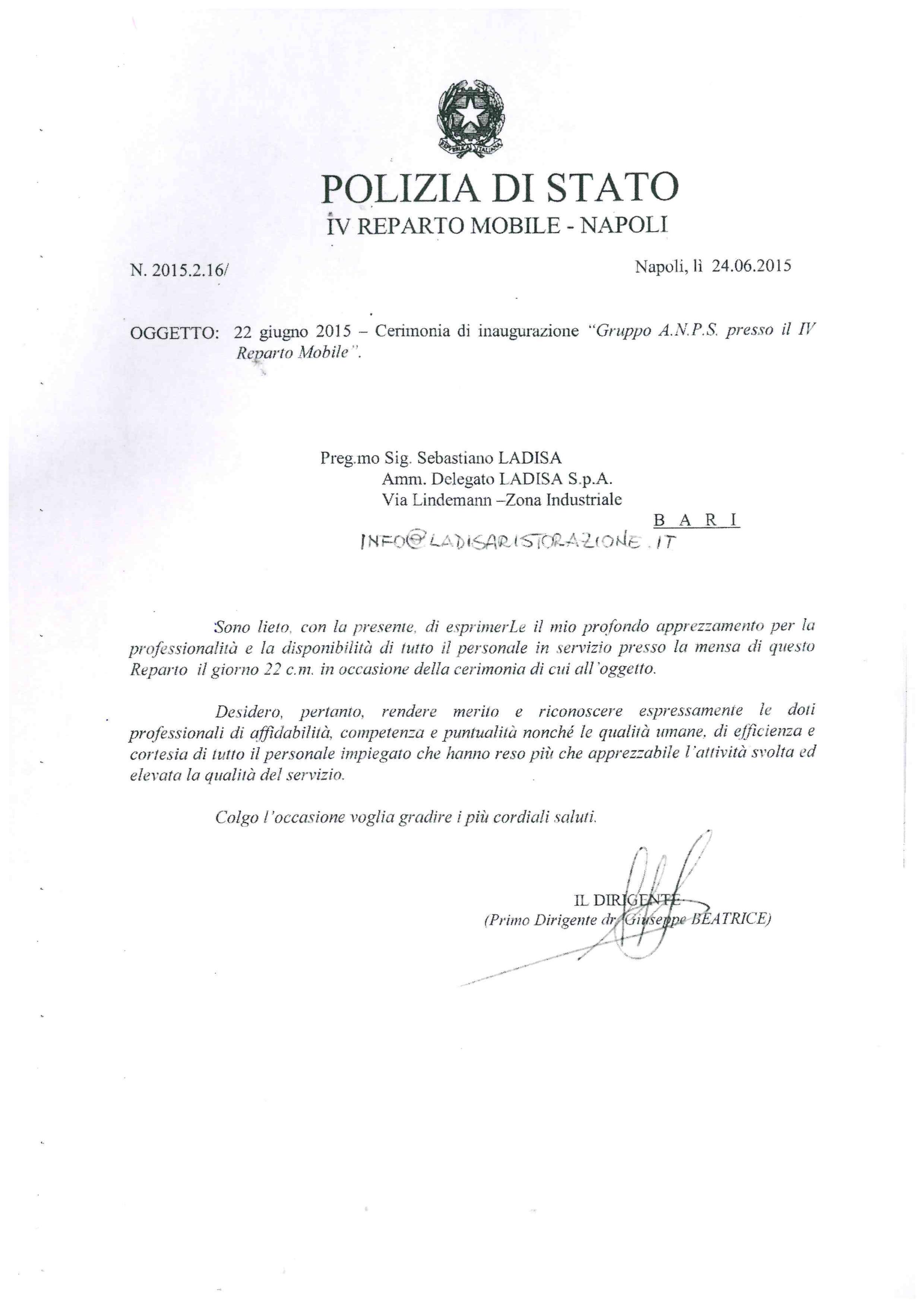 POLIZIA DI STATO - NAPOLI